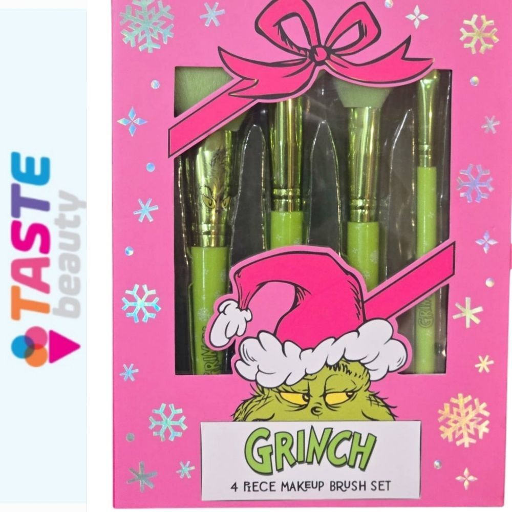 Taste Beauty X Grinch Makeup Brush‎ Set